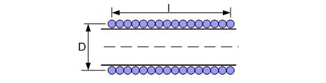 Sylindrical air coil