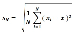 PSD - Population Standard Deviation Formula & Calculation